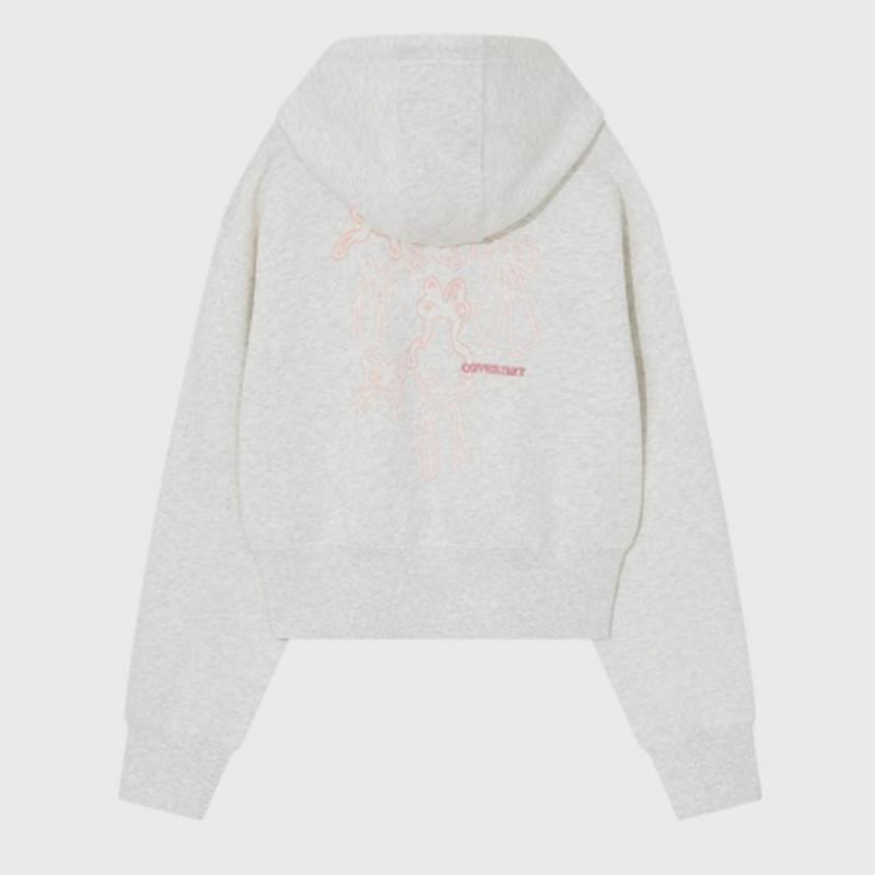 Hanorac scurt cu panglică și fermoar Coverknot pentru femeie B1 Co2501hz70 Hg Na