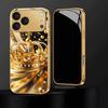 Electroplated Glass Phone Case, Suitable for Iphone 17, 16, 15, 14, 13, 12, 11pm Pro Plus and Other Phone Models.