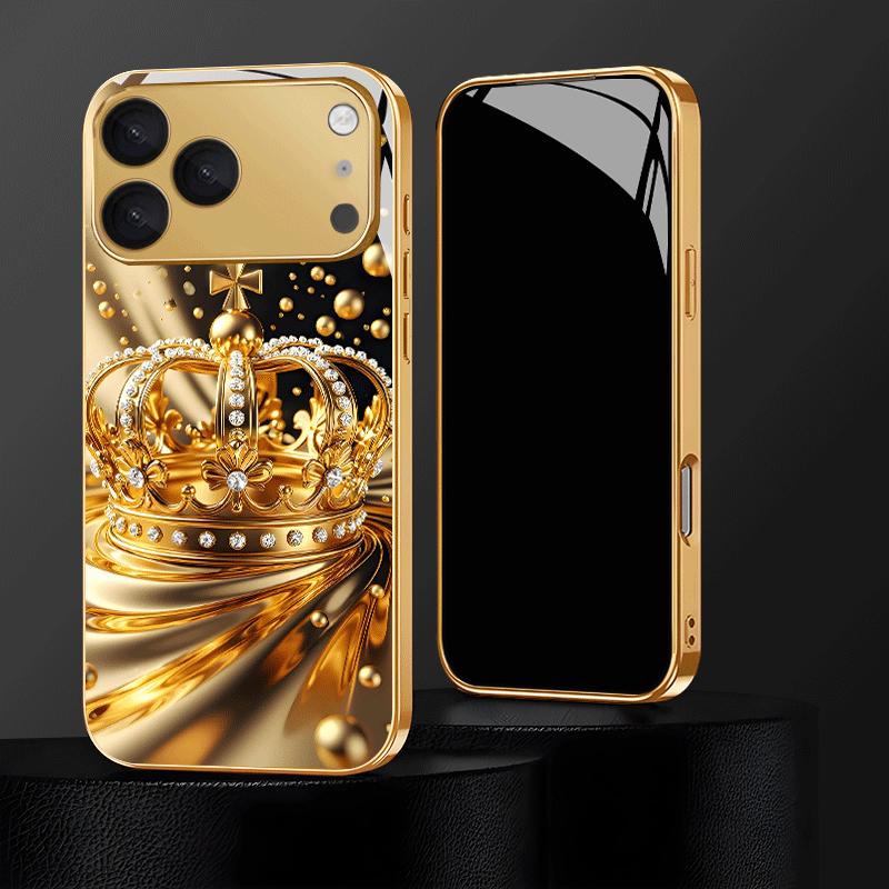 

Гальванізований скляний чохол для телефону, підходить для iphone 17, 16, 15, 14, 13, 12, 11pm Pro Plus та інших моделей телефонів. iPhone 15 Pro
