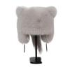 New Thickened Winter Hats For Women Keep Warm Windproof Furry Trapper Hat With Cute Tail Ear Protectors Bomber Hat Winter