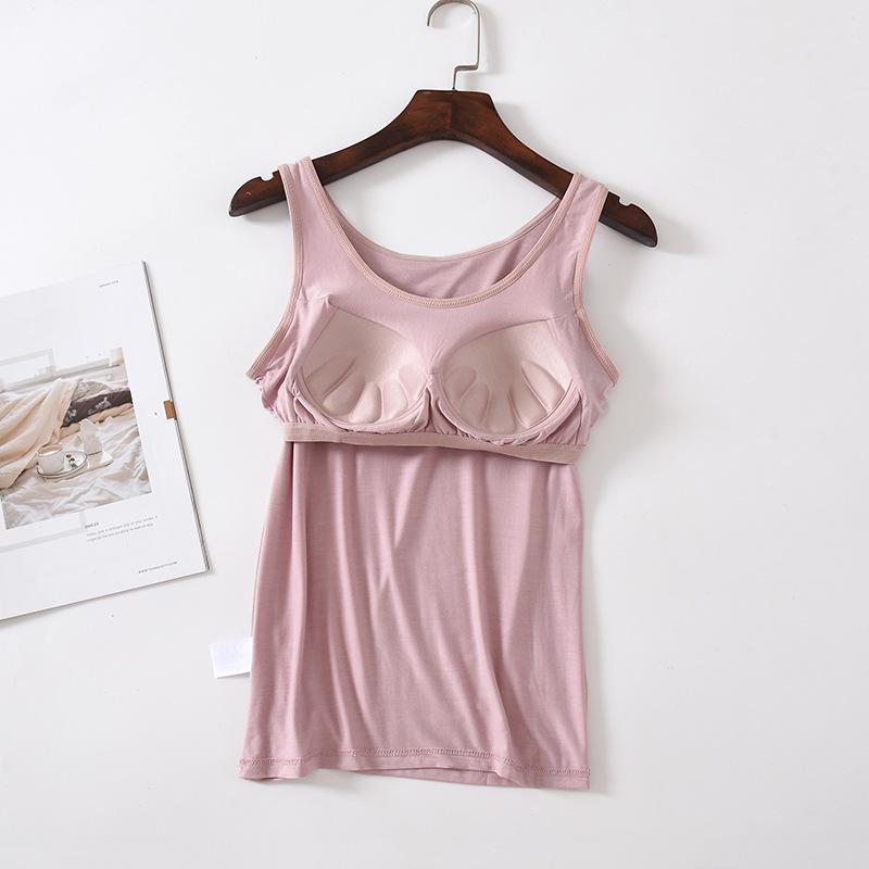 Women's Padded Camisole Top - Wireless Bra-T