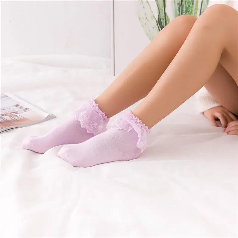 Dropship Alert! Adorable Women's Lace Ruffle Frilly Short Socks In Cute Princess Lolita Style
