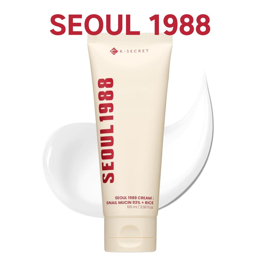 [K-SECRET] Сеул 1988 Крем : Муцин улитки 93% + рис 100 мл