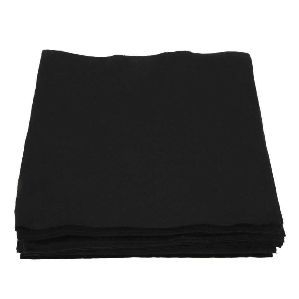 50PCS Window Glass Cleaning Cloth Thickened Mirror Cleaning Towels For Rv Yacht Black 30 X 30 Cm
