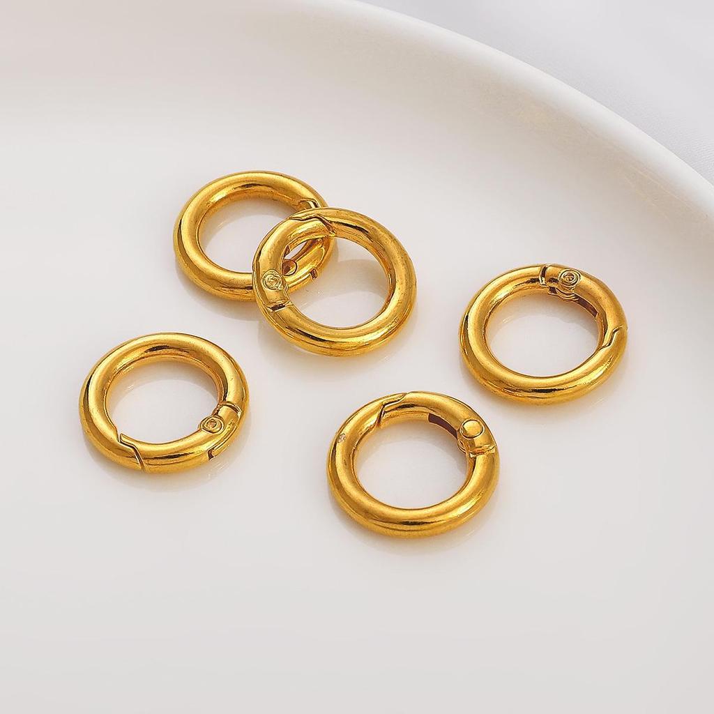 Alloy Bag Buckle & Keychain Hook Accessory Set