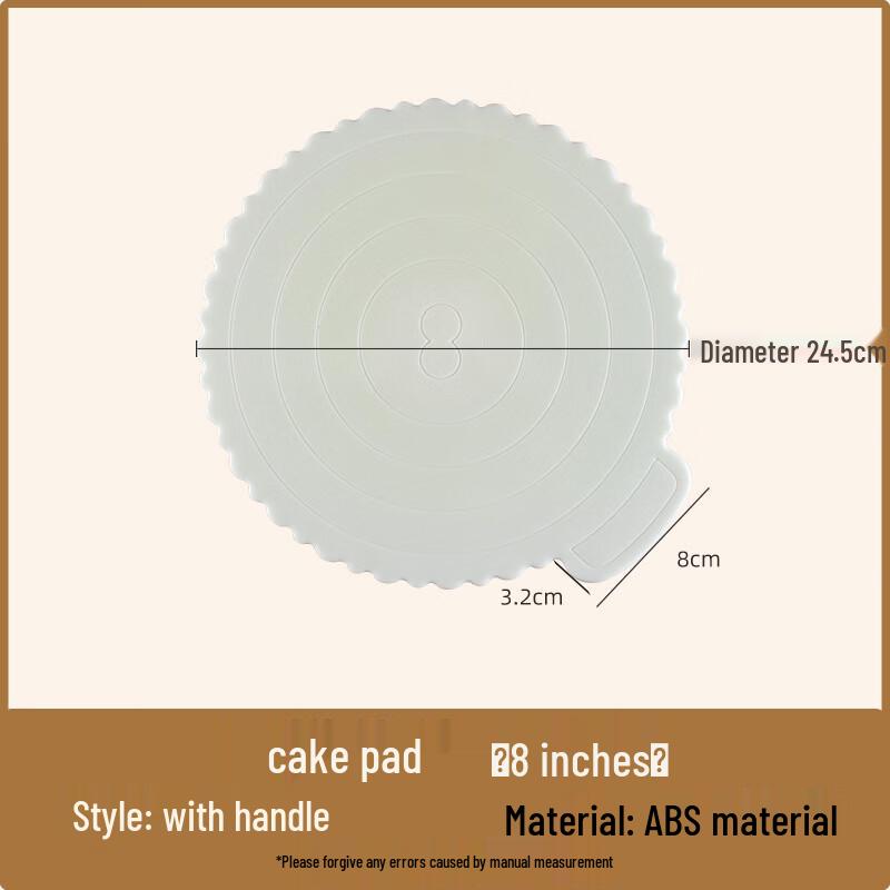 

Reusable Hard Plastic Cake Tray Set
