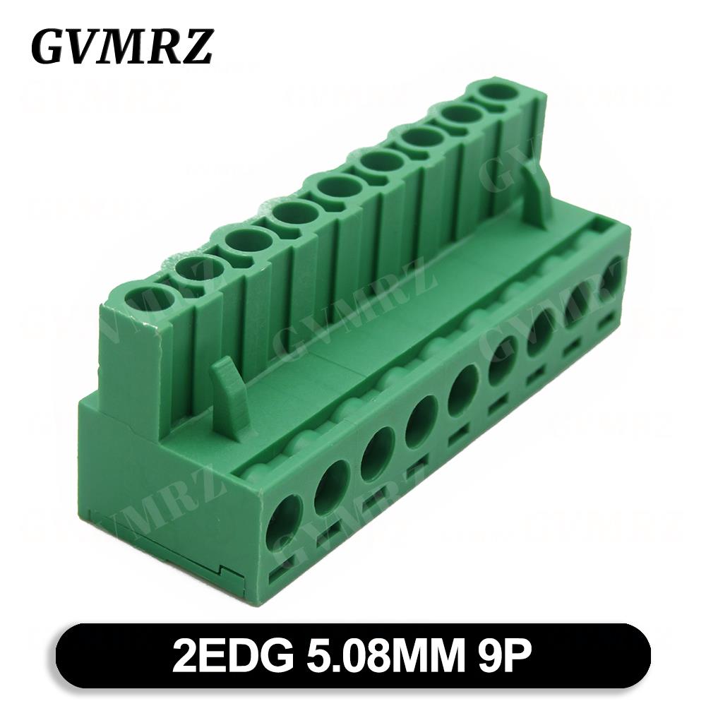 5PCS KF2EDG 2EDGK 5.08mm Terminal Block Female 5.08 PLUG-IN PCB Connector 2EDG PCB 2P 3P 4P 5P 6P 7P 8P 9P 10P 12P