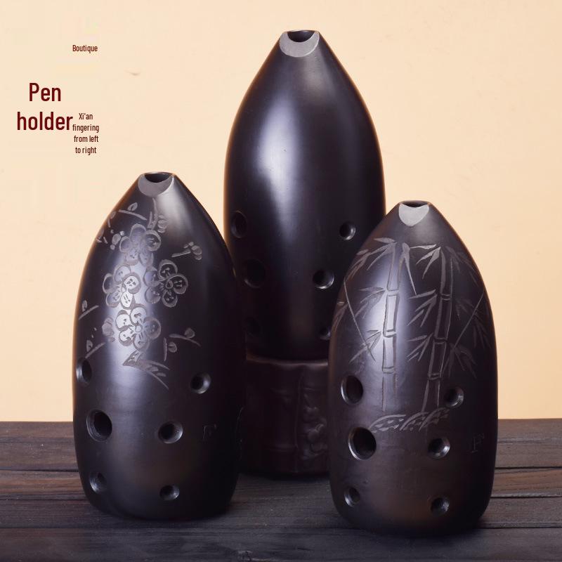Exquisite Beginner & Professional Ceramic Xundi: Ten-Hole & Eight-Hole Traditional Instrument for Children's Introduction to National Music