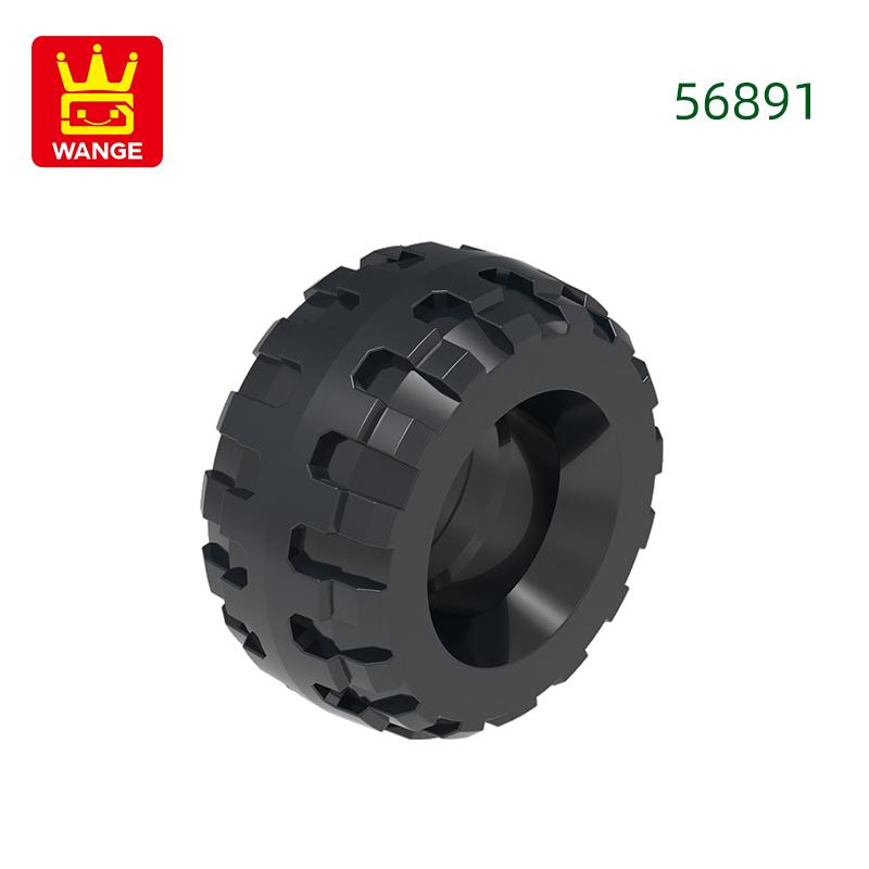 

Non-Toxic 8Pcs/Lot 56891 Wheel Tire Building Blocks Moc Color Accessories Compatible With Bricks Diy Children Toys Assembly Parts about8pcs