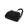 Daks Black Dd Decoration Shirring Point Nylon Crossbag