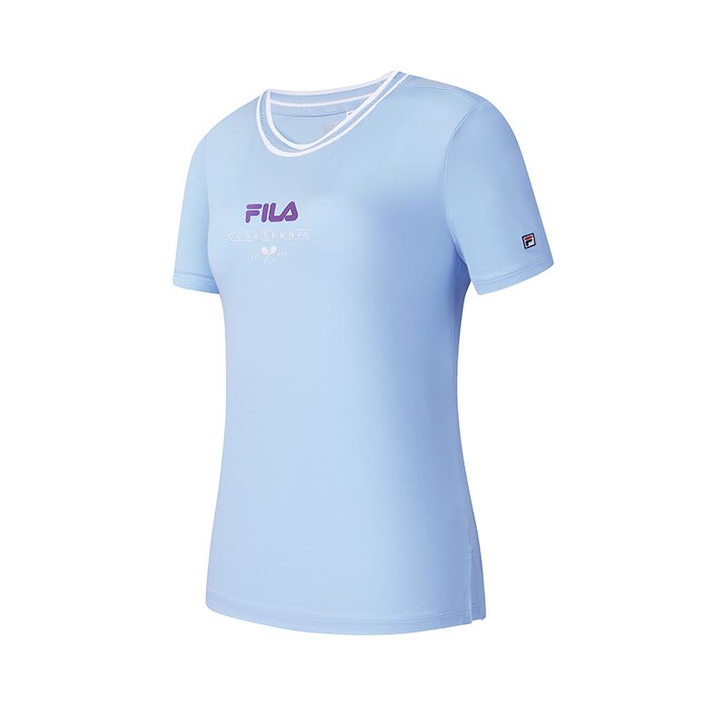 

New FILA T Shirts Women s Bell Blue A11W433105FLB 160/80A/S