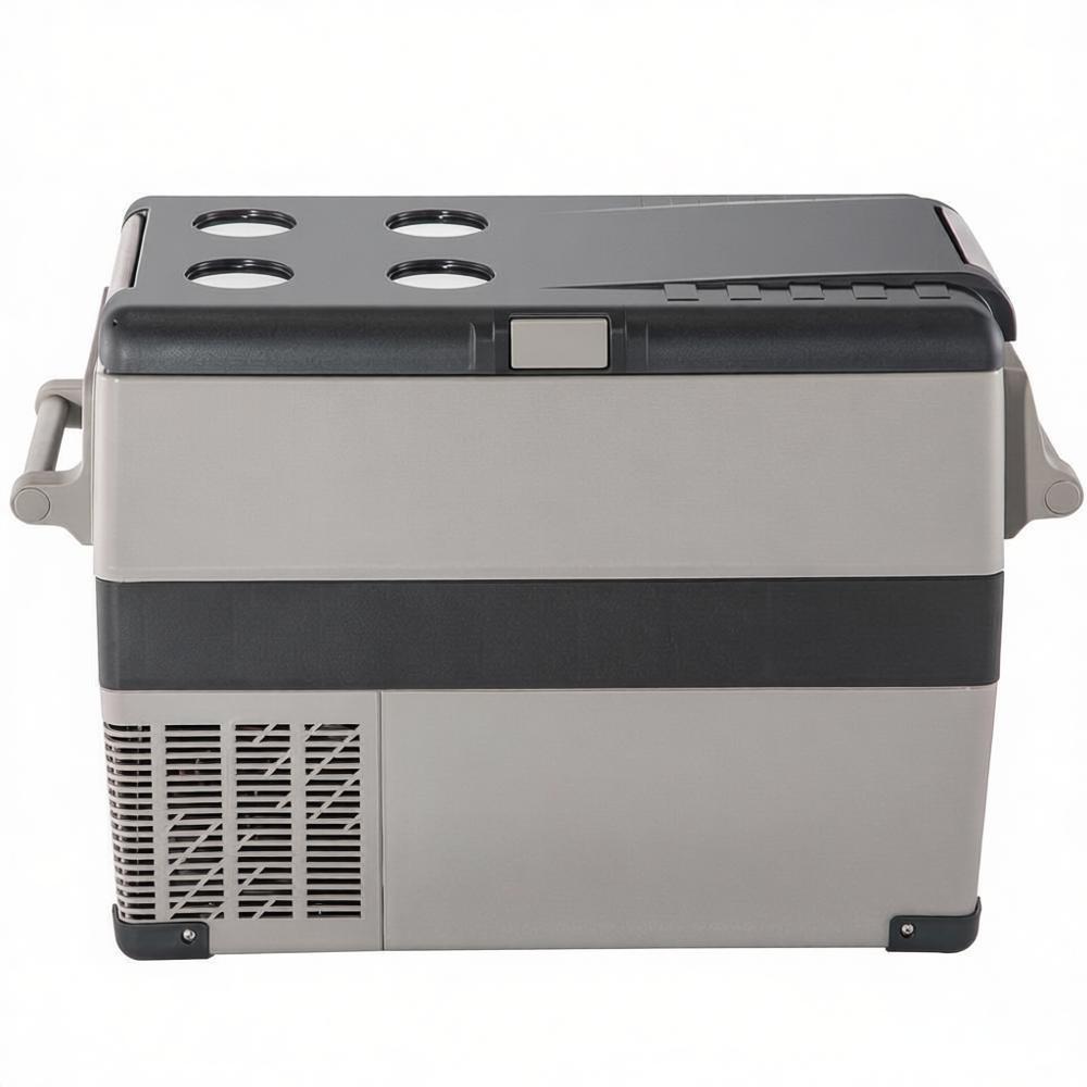 Компрессорный холодильник Коробка-холодильник Маленький шкаф-холодильник Холодильник серый