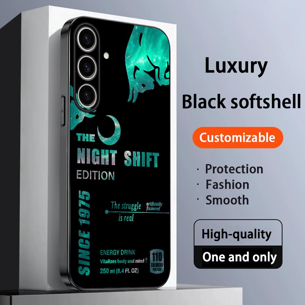 Θήκη Κινητού Star Bull Energy Drink νυχτερινή βάρδια Για Samsung Galaxy S26 S25 S24 S23 S22 S21 Plus Ultra Note20 Μαλακή Μαύρη