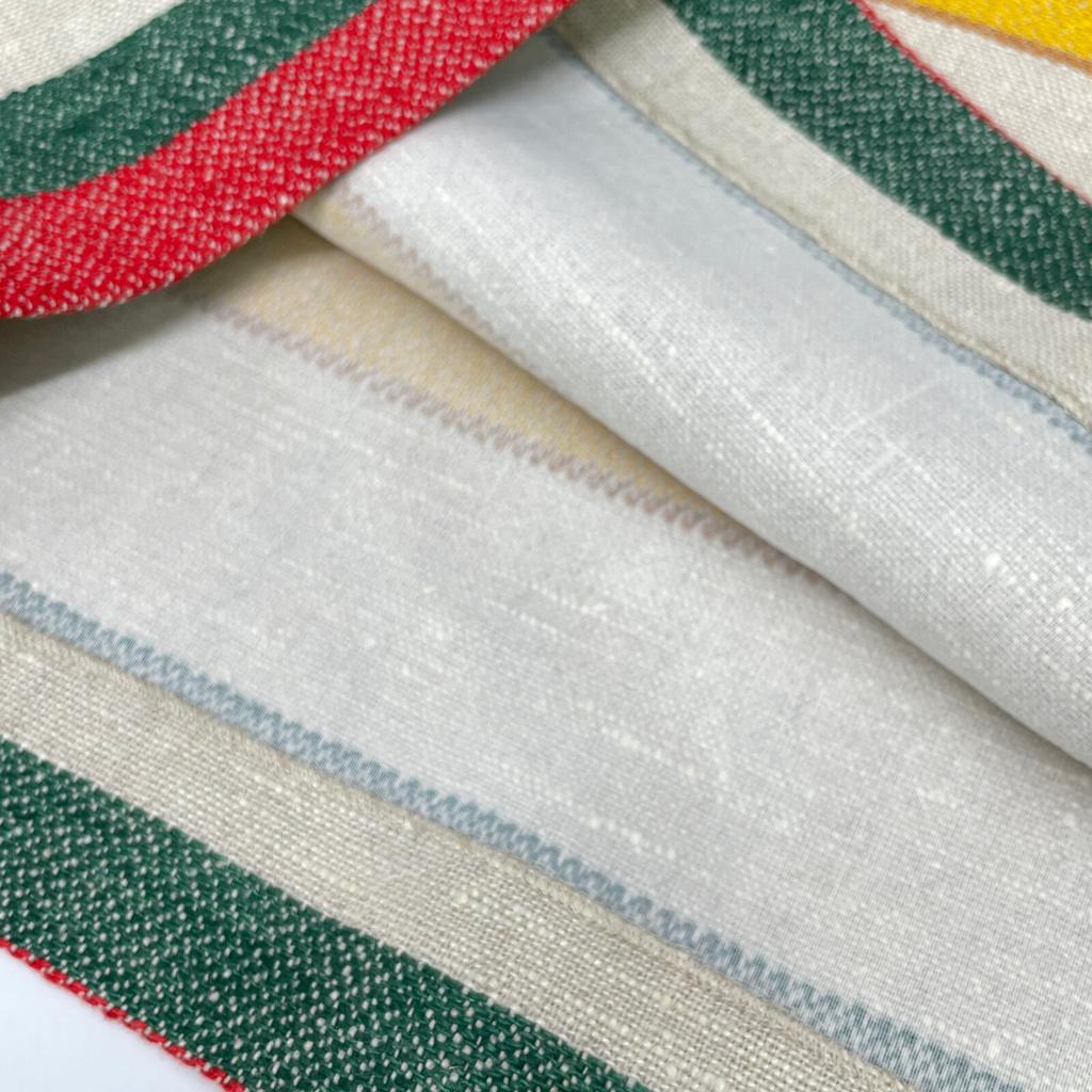 Gucci 739409 Multicolor Striped Linen Skirt Skirt 36 multicolorUsed