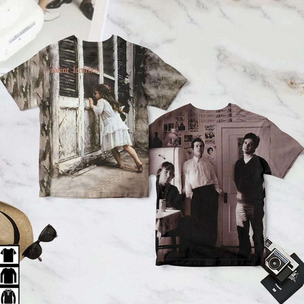 Violent Femmes Debut Album Cover 3D T-Shirt