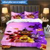 Set Biancheria da Letto Festa Five Nights 3 Pezzi, Include 1 Copripiumino e 2 Federe Perfetto per Camera da Letto, Dormitorio, Regalo di Natale per Fan
