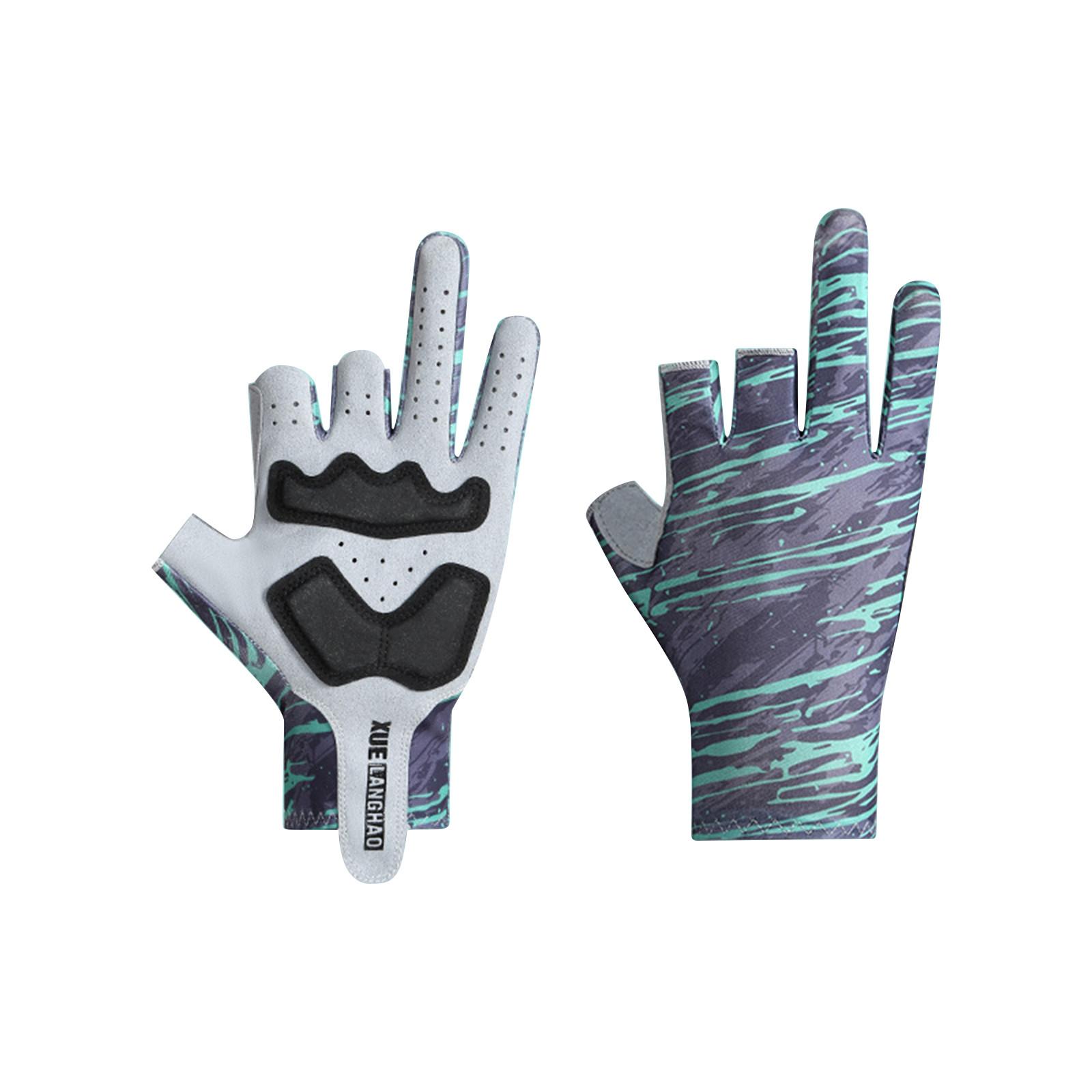 

Мужские перчатки для охоты, легкие перчатки без пальцев, для активного отдыха, противотуманные M зелёный