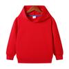 New Spring and Autumn Children's Hooded Pure Cotton Solid Color Sweat