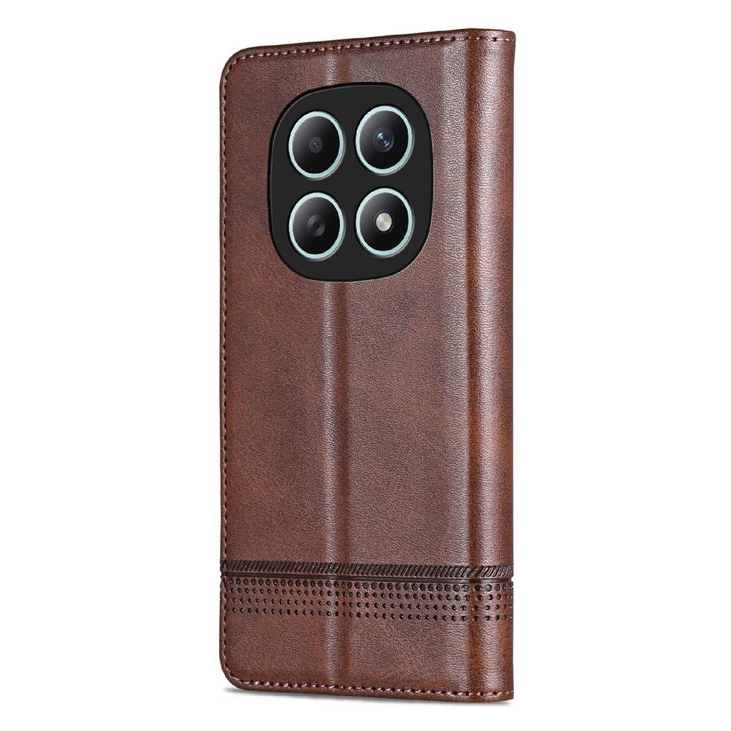 AZNS Dla Xiaomi Poco M8 5G/Redmi Note 15 5G (Światowy) Etui Tekstura Skóry Bydlęcej Skóra PU Portfel Pokrowiec na Telefon