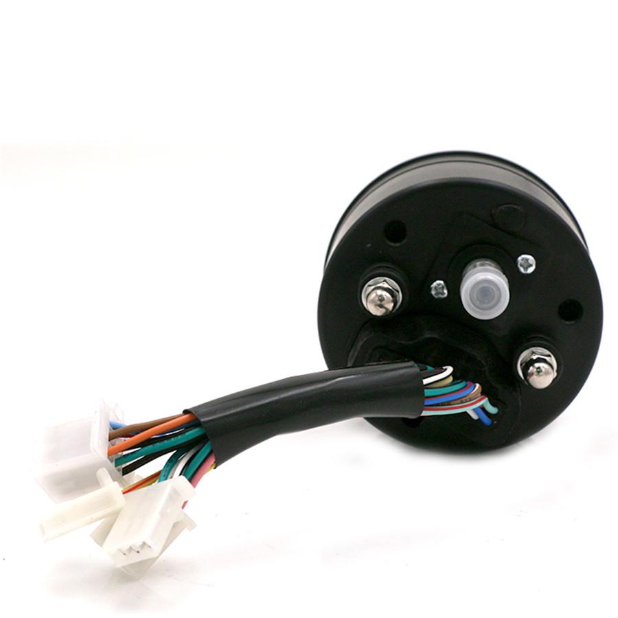 12000RPM Motorcycle Universal LCD Signal Speedometer Tachometer Odometer Gauge