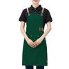 Tablier épais et imperméable pour homme et femme, anti-graisse, anti-taches, pour chef, café, restaurant, serveur, barbecue, cuisine