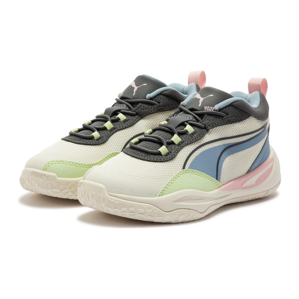 Puma Playmaker Ac Comfortable Versatile Low-Top Kids Casual Shoes Kids Casual Shoes Light-Green 387354-03