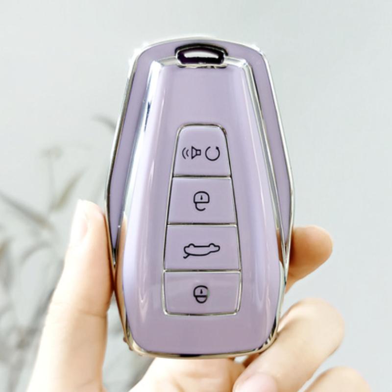 

Чехол для ключей из ТПУ для Geely Coolray X6 Emgrand Global Hawk GX7, чехол с дистанционным управлением, держатель для кожи, брелок, аксессуары