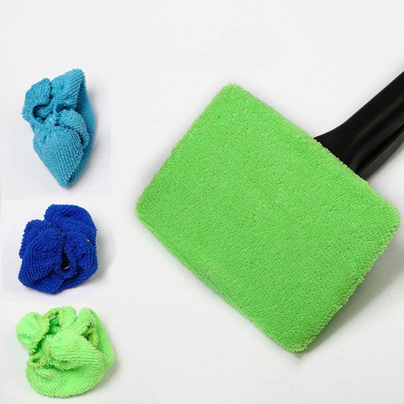 Auto Fenster Reiniger Pinsel Kit Windschutzscheibe Reinigung Waschen Werkzeug Innen Auto Glas Wischer Mit Lange Griff Auto Zubehör