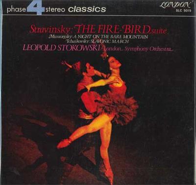 LP Record LEOPOLD STOKOWSKI LONDON SYMPHONY Stravinsky Ballet Suite Firebird SLC5019 LONDON 1968 Japan Classical Used