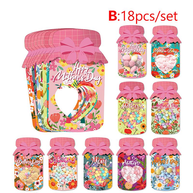 

9/18 шт. Пакеты для конфет на День матери, Подарочные пакеты, Бутылка с запиской, Открытка, Свадебная вечеринка, Сделай сам, Пакет для упаковки шоколада и печенья 18pcs
