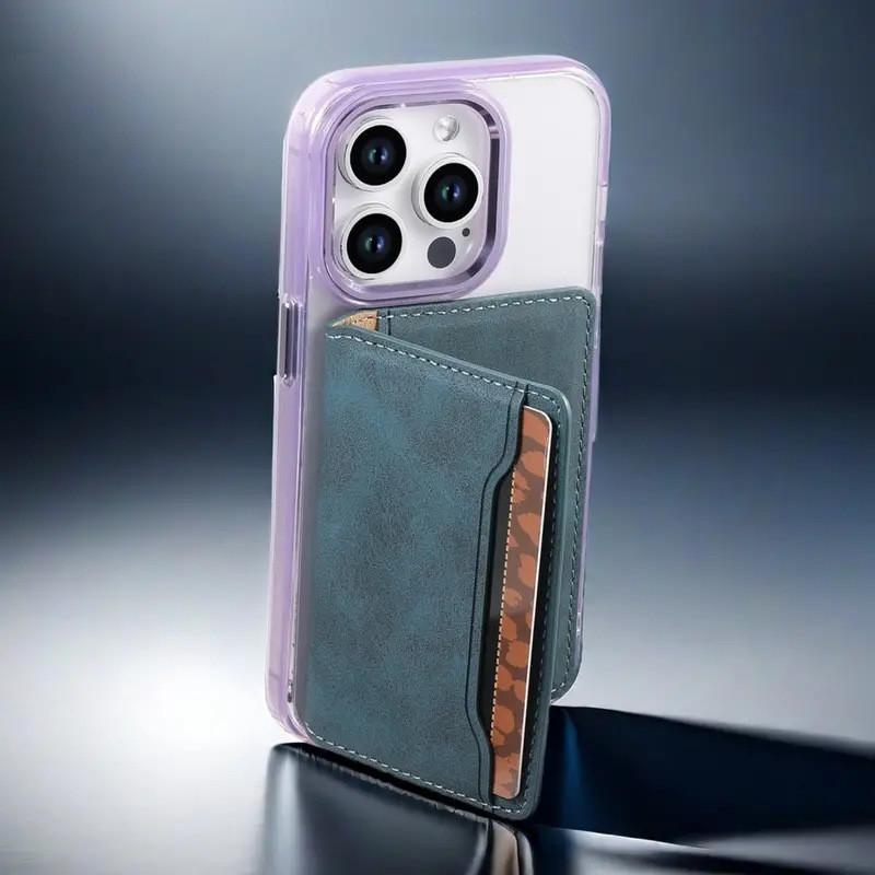 Wallet Case With Magnetic Card Holder And Stand For Iphone