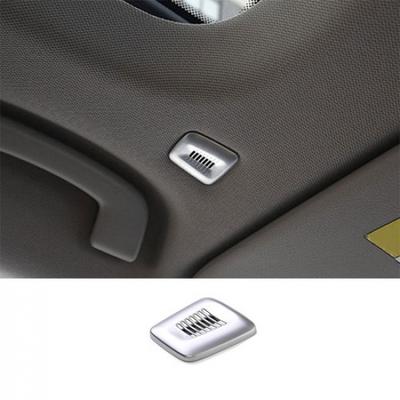 2PCS - Cover Decor Roof Microphone Silver ABS Fit For BMW 3-Series G20