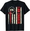 I am Charlie Name Personalized Us Flag Unisex T-Shirt