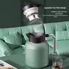 304 Stainless Steel Insulated Kettle with Intelligent Temperature Display for Tea Brewing - Commemorative Business Souvenir.