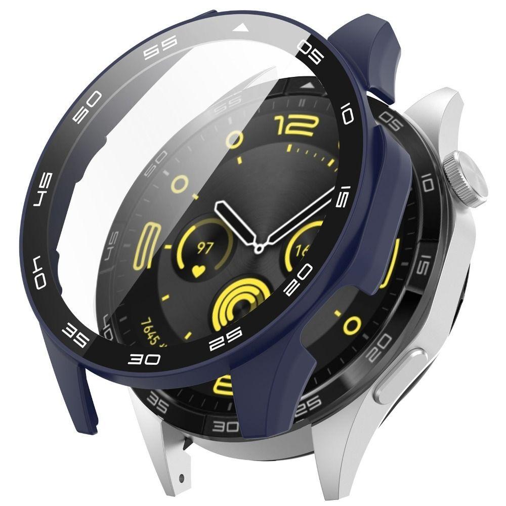 Étui de protection complet pour Huawei Watch GT 4, housse de protection d'écran + Film en verre trempé transparent, 46mm