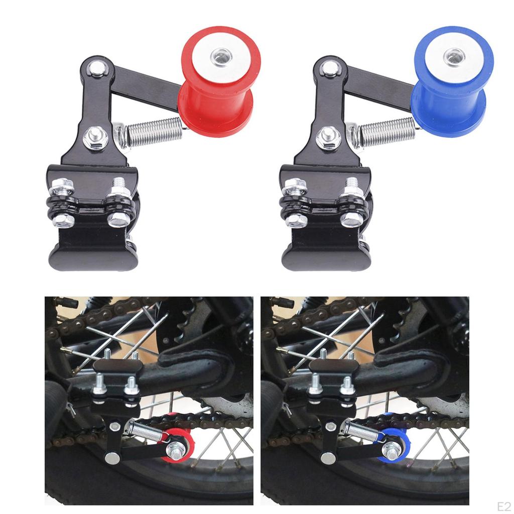 Motorcycle Chain Adjuster Wheel Tensioner Roller Tool Easy To Install High Performance