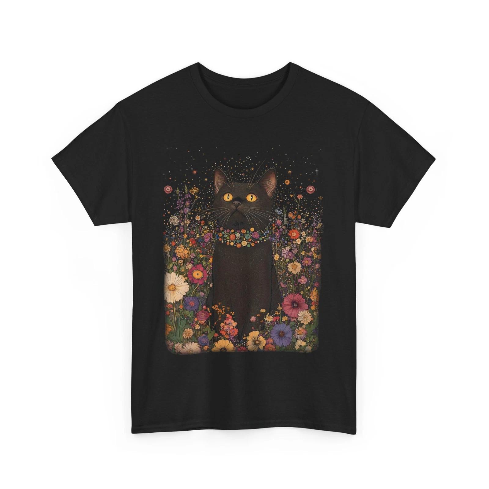 

Cat Print T-Shirt for Women & Men – Adorable Funny Cat Graphic Tee S