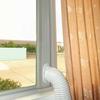 Retractable AC Exhaust Hose Window Baffle Adjustable Window Sealing Plate  Window Installation