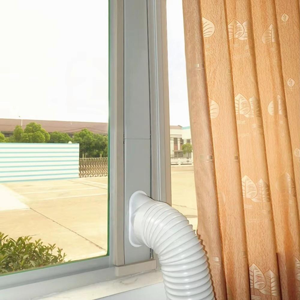 Retractable AC Exhaust Hose Window Baffle Adjustable Window Sealing Plate Window Installation