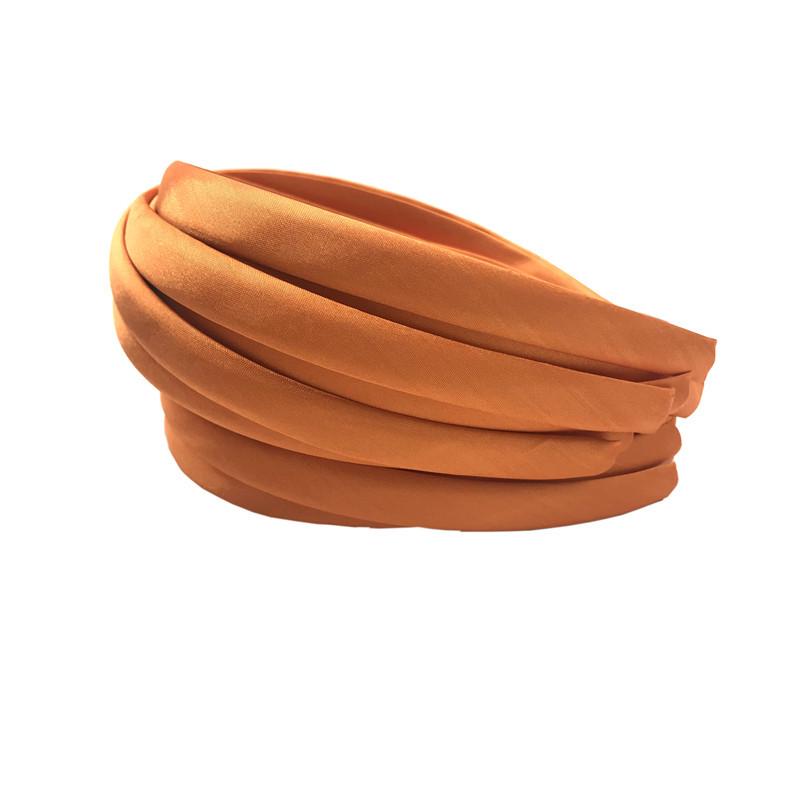 1,5 cm Satintyginslaget Hårband - Godisfärger, DIY Handgjort Modeaccessoar