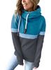 Sweat à capuche décontracté pour femme style européen-américain Automne/Hiver 2024