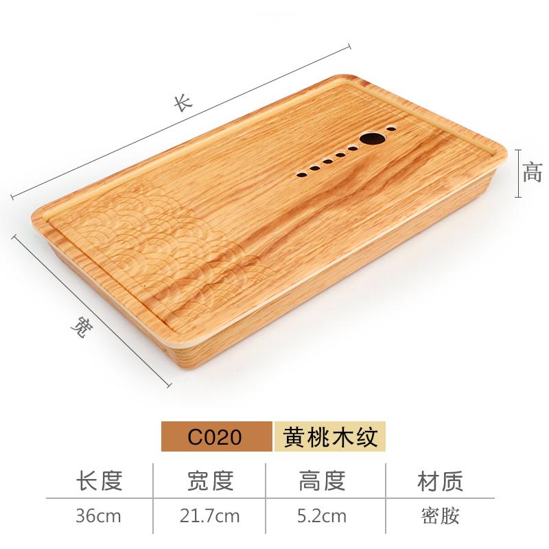 Wood Grain Melamine Plate Hot Pot Restaurant Dry Ice Plate Sashimi Plates Serving Plates Fruit Dish Dessert Bowl Snack Tray