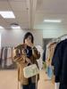 Dalian NSS Autumn/Winter Women's Hooded Loose Fit Double-Sided Cashmere Wool Coat