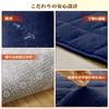 BestOnePlus [Teijin TEIJIN Padding + Aerogel] Rug, Fluffy, Winter Carpet, 130x190 (Approx. 1.5 Tatami Mats), Warm, 6-Layer Construction with Aluminum