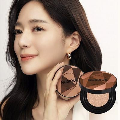 Nudic Water Luminous Cushion Pact Original 15g Foundation with Good Pore Coverage, No. 21, 1 Piece
