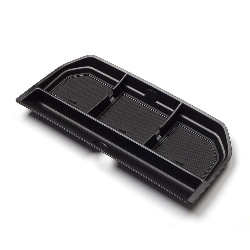 Center Console Organizer Tray For Ford F-150 Raptor - Armrest Storage Box With Non-Slip Mat Abs Drop-In Interior Accesso