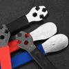 Bike Spoke Wrench Heavy Duty Non-slip Silicone Handle Cycling Road Mountain Bicycle Spoke Spanner Repair Maintenance Tool Bike Accessories