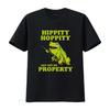 Hippity Hoppity Zejdź z Mojej Własności Śmieszny Meme Żaba Koszulka vintage Sprana Góra Do Codziennego Noszenia Miękka męska Unisex Casual