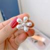 Korean Fashion Mini Flower Imitation Pearl Hair Claws for Women Accessories Jewelry Small Clips Set Gold Crab Girls Headwear
