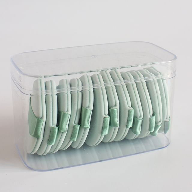 Candy Drop - Пуховка (Различные дизайны) / Набор Set Of 12 - Powder Puff - Circle - Pea Green
